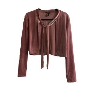 Forever 21 Pink Velvet Jacket